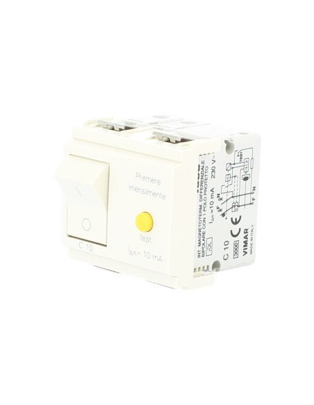 Vimar 16521.10.B Idea Thermal-magnetic Switch Diffuser 10A 10Ma White
