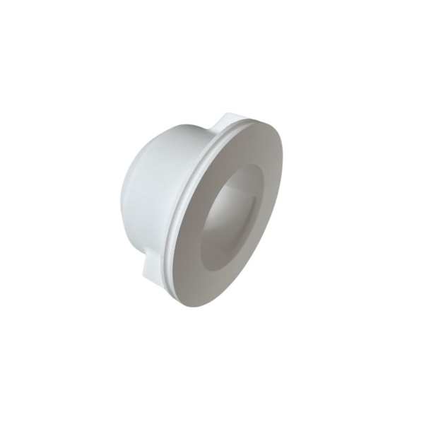 Round plaster recessed spotlight with GU10 glass and adjustable brackets for plasterboard, diam.120mm Prof.60mm