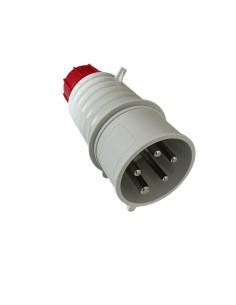 Gewiss enchufe móvil protegido 3p n t 16a 400v 6h cableado rápido gw61009 enchufes industriales