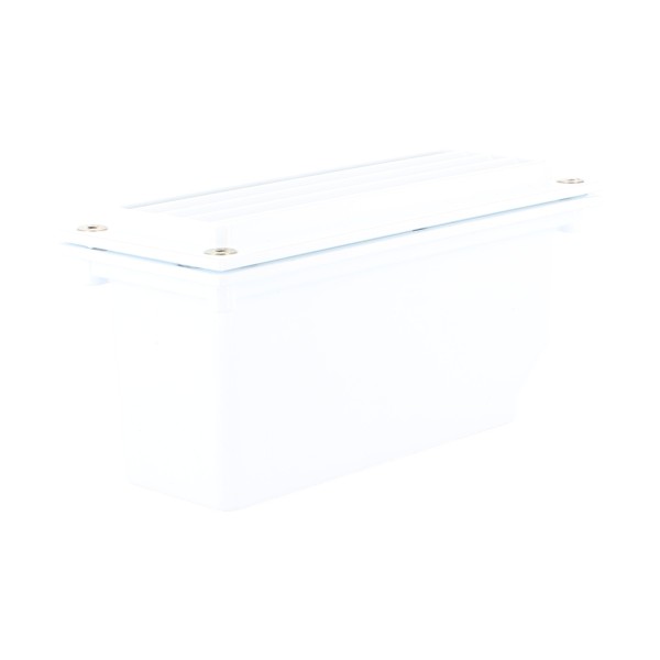 Simes S.4559:01 Minibrique incasso con griglia 7w fsd g23 bianco ip54 Dim.185x76x75mm