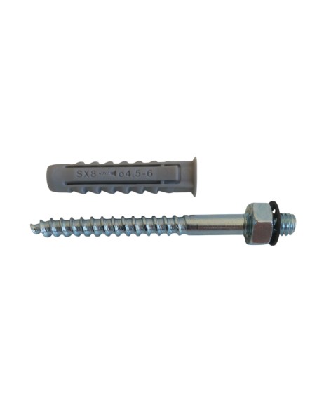 Fischer 00500211 s 8 dv plug with double m6 screw