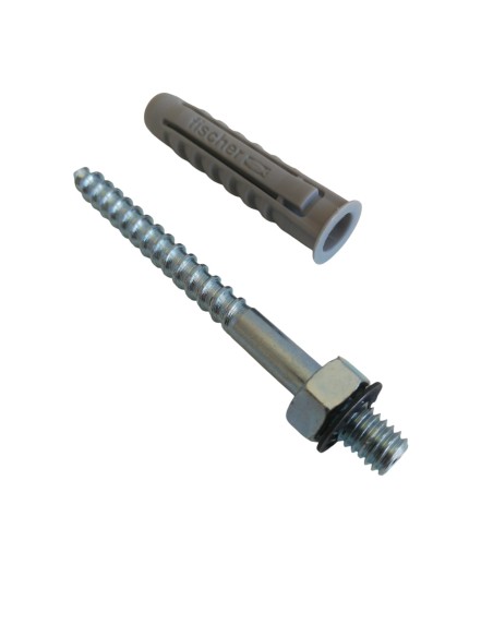 Fischer 00500211 s 8 dv plug with double m6 screw