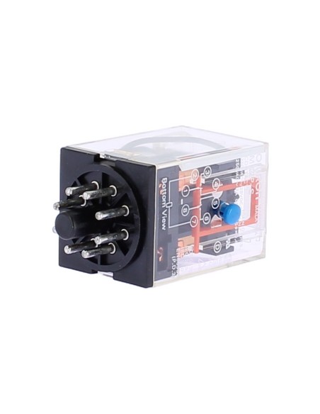 Omron mk2ps48dc relay 2 spdt, 10a 48vdc, octal with test button