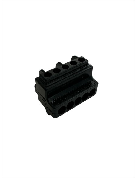 Cembre z6-5 5-way single-pole terminal block, 6mmq section
