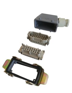 Ilme cne 16 ivo flush-mounted case complete with socket insert, plug insert, 16-pin mobile case