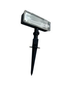 Lampada picchetto nero 13w fluorescente 6400k (luce fredda) lampada inclusa 2