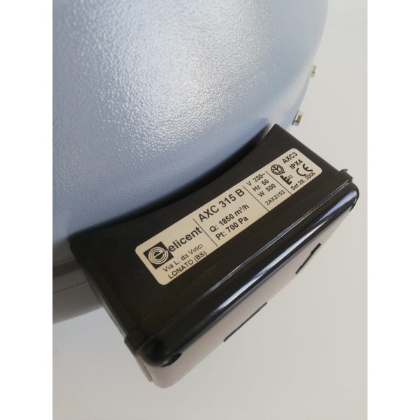 Elicent 2ax3153 axc 315b c/k centrifugal duct extractor