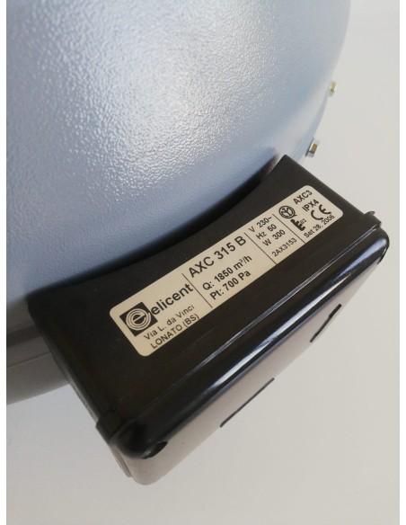 Elicent 2ax3153 axc 315b c/k aspiratore centrifugo per condotti