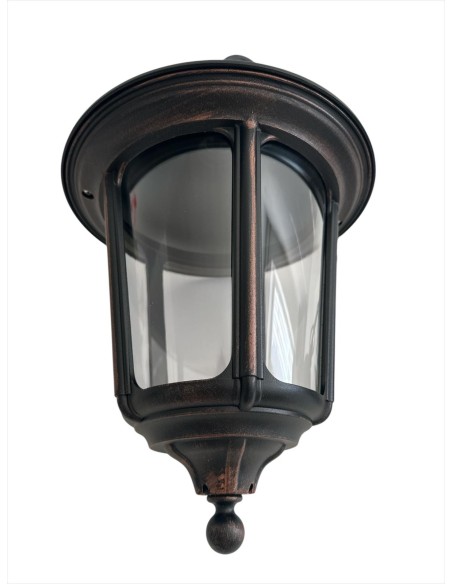 Moretti luce 202.6 lampada lanterna a sospensione nero rame e27 ip43