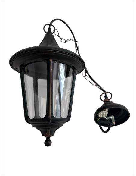 Moretti Luce 202.6 Black Copper E27 IP43 Pendant Lantern Lamp