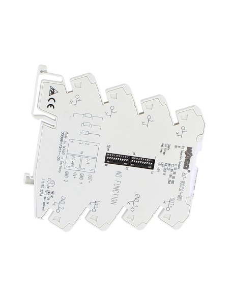 Wago 857-800 Ui Trasduttore di segnale per sensori rtd grigio chiaro