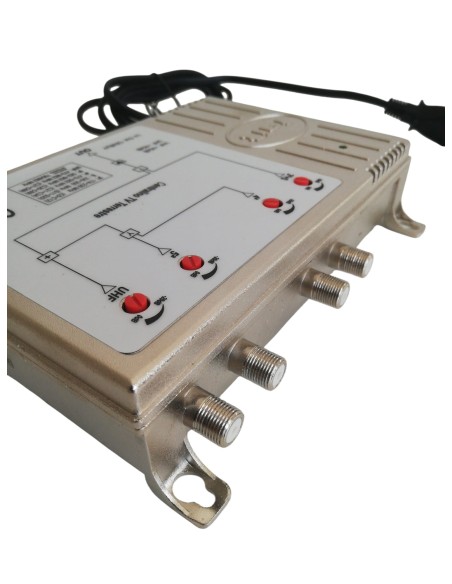 4 input 40db / 120dbuv amplifier