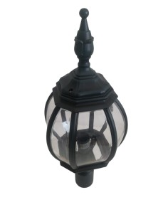 Moretti luce 273b.4 lampione con attacco per palo d.60.. - nero verde ip44 e27 2