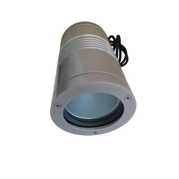 Moretti luce 463e27.7 proiettore da soffitto/parete argento e27 ip66