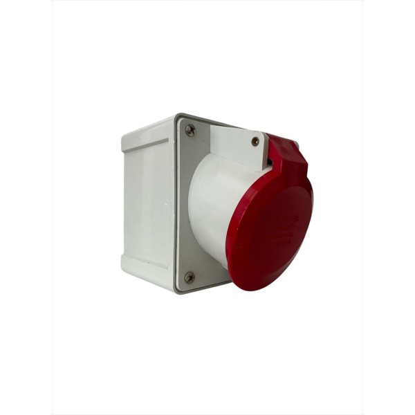 Scame Parre 520.3257 Interlocked socket 3p+t+n 32a ip67 380v with wall box