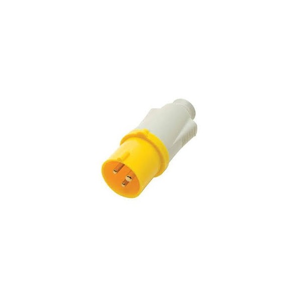 Gewiss protected mobile plug 2p t 16a 110v 4h gw60001 plugs