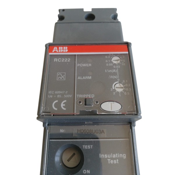 Abb rc222//1 déclencheur différentiel abaissé t1 4p fixe 1sda053869r1