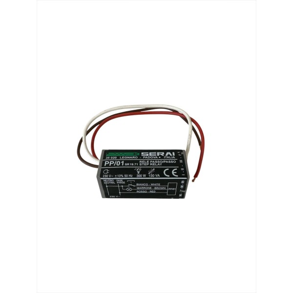 Serai sr19 71 pp//04 rele passo-passo step relay 230v carico 300w 150va