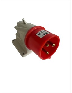 Gewiss spina 90ø parete protetta 2p t 32a 400v 9h gw60418 spine