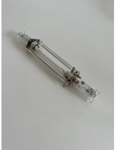 Fontana arte at2ftr lampada su cavi paralleli scintilla 1x230w r7s con vetro trasparente