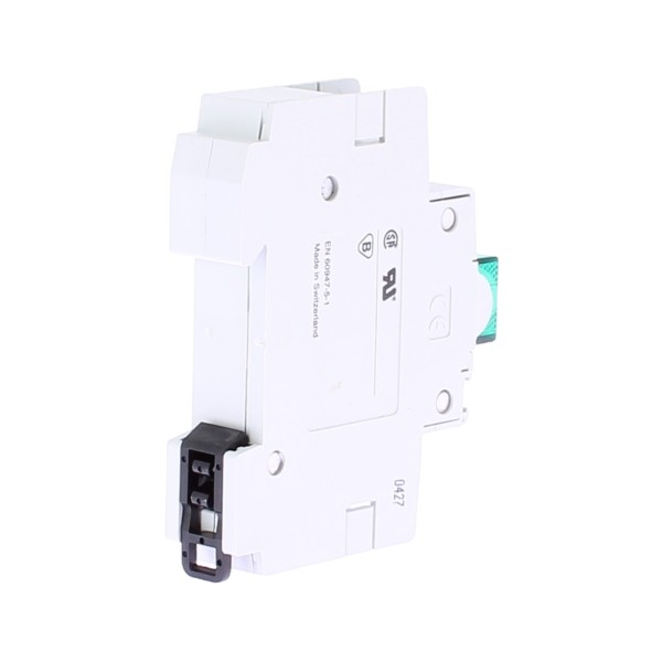 Abb 721 9 e229-d gemme lumineuse verte 1 module ch 721 9