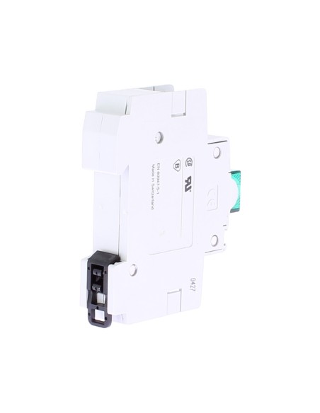Abb 721 9 e229-d gemme lumineuse verte 1 module ch 721 9