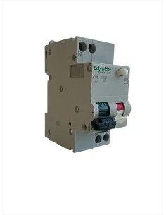Schneider 19279 differenziale magnetotermico 1p+n  25a 0,03a C-AC 4,5K 2 moduli