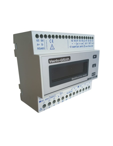 Frer q15u2l005mq4su analizzatore di rete lcd hi-perf rs485 imp/all.