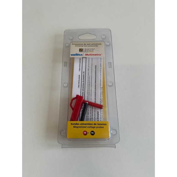 Chauvin Arnoux P01103058z red/black magnetic leads Cat III 1000V