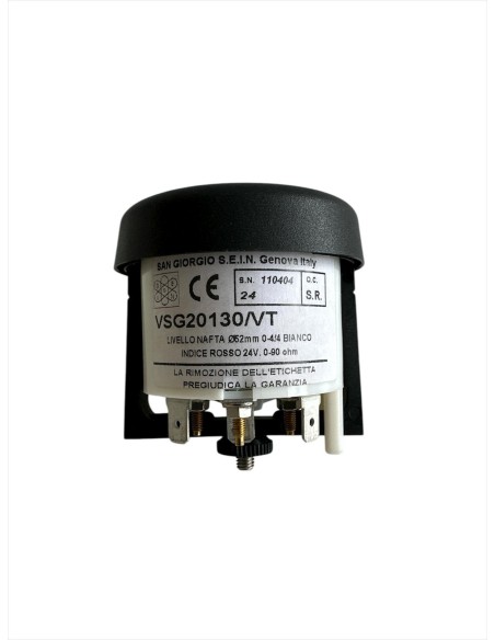 San giorgio sein vsg20130//vt fuel level indicator d 52mm white red index 24v