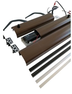 Somfy 1240035 yslo flex rts kit motore per persiane da 2 ante da 880 a 1520 mm marrone 2