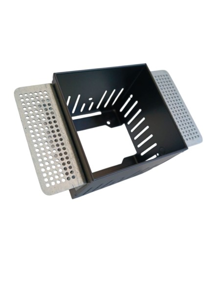 Viabizzuno f6 011 53 m1 90° scomparsa totale corpo nero kit escluso