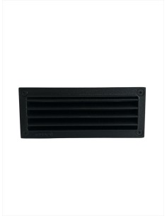 Simes S.4559.09 Minibrique rettangolare con griglia nero 7w G23 Ip54 Dim.185x76x92 2