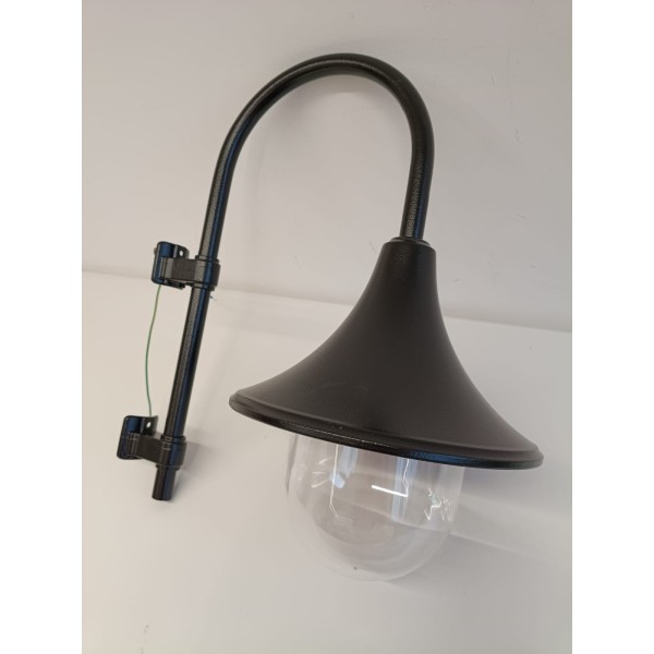 Lanzini 32500 Modern black metal lamp with E27 100W pole fitting