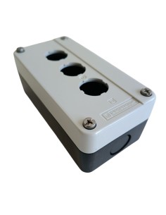 EMPTY PUSHBUTTON PANEL WITH 3 HOLES