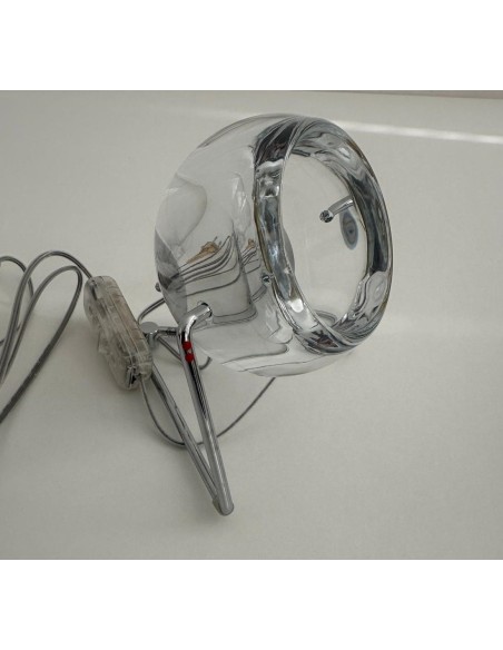 Fabbian d57b0300 Beluga lampada tavolo in vetro cristallo trasparente 1x50w gu10