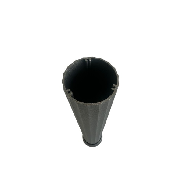 Goccia illumin. 3501GR Palo per I-lux h.385mm diam.60mm alluminio color grigio grafite