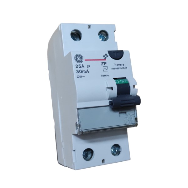 Ge power 604400 fp225/30 pure differential switch 2p type ac 0.03a 25a 2m