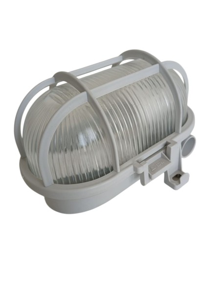 Krea Design 41346 eco-60 lampada grigia da parete esterno e27 ip44