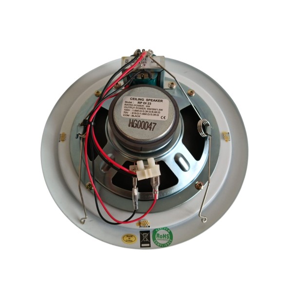 Itc-cdt rp di 23 diffusore sonoro incasso 6w bianco d. 230mm (buco fissaggio d. 200mm)