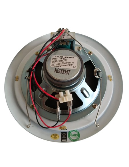 Itc-cdt rp di 23 diffusore sonoro incasso 6w bianco d. 230mm (buco fissaggio d. 200mm)