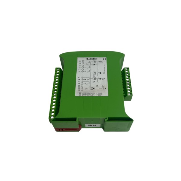 Eurotek eutet0686 et-mrz08//no//bx//n 8 relay interface for plc