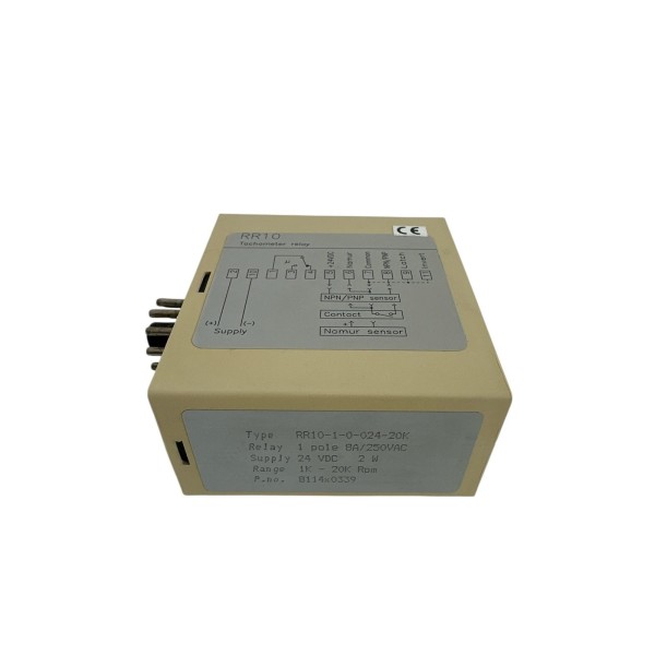 C-mac rr10 tachometer relay 24vdc octal