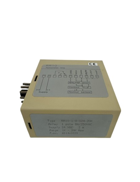 C-mac rr10 tachometer relay 24vdc octal