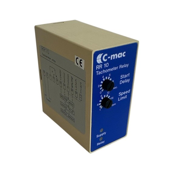 C-mac rr10 tachometer relay 24vdc octal