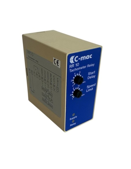C-mac rr10 tachometer relay 24vdc octal