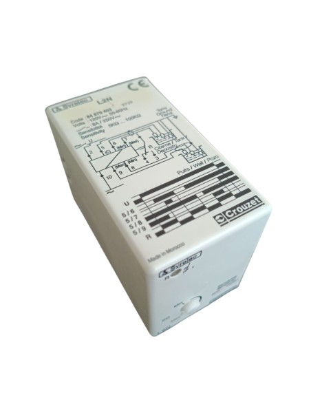 Crouzet 84870403 l2n level control relay 110vac undecal