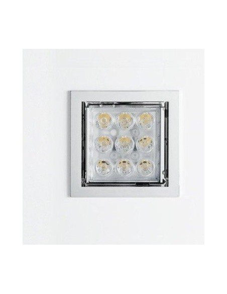 Artemide m245220 pad 80 gruppo ottico fx led 2x19 3000 bc