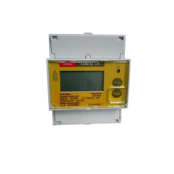 Ime ce4dt06a4 conto d4-pd active and reactive energy meter 190-440vac 10-63a rs485 modbus