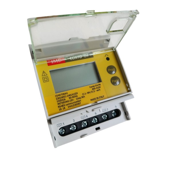 Ime ce4dt06a4 conto d4-pd active and reactive energy meter 190-440vac 10-63a rs485 modbus